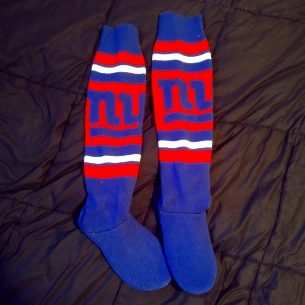 NY Giants high rise slippers NWOT